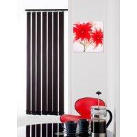 Ready Made Black Vertical Blinds 54 drop Black