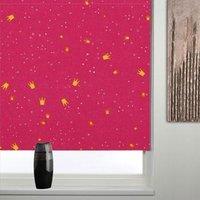 Thermal Patterned Blackout Roller Blind Princess Pink