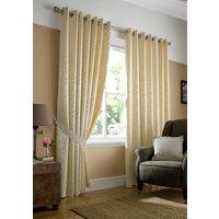 Tivoli Ready Made Eyelet Curtains Cream