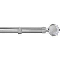 Bella 28mm Eyelet Curtain Pole Chrome