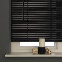 25mm Aluminum Venetian Blind Black