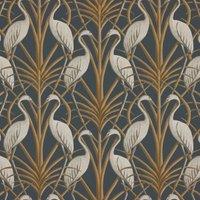 The Chateau by Angel Strawbridge Nouveau Heron Fabric Navy