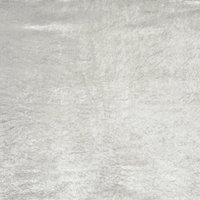 Heavy Crushed Bonded Velvet Fabric Light Silver