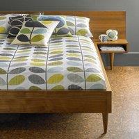 Orla Kiely Scribble Stem Printed Duvet Cover Bedding Duckegg Seagrass