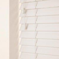 50mm Primary Wood Wooden Venetian Made To Measure Blind Snow