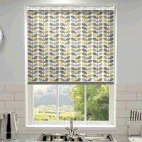 Orla Kiely Scribble Stem Made to Measure Roller Blind Seagrass Duckegg