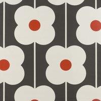 Orla Kiely - Abacus Flower Fabric Tomato