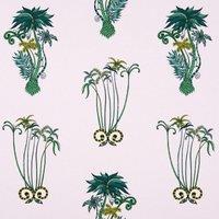 Emma Shipley Jungle Palms Fabric Pink