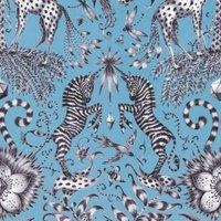 Emma Shipley Kruger Velvet Fabric Teal