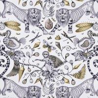 Clarke & Clarke Emma Shipley Extinct Fabric Gold