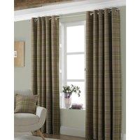 Paoletti Aviemore Lined Ready Made Eyelet Curtains Thistle