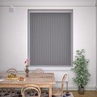 Kensington Plain Made to Measure Vertical Blind Flint