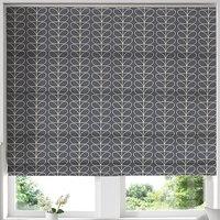 Orla Kiely Linear Stem Made to Measure Roman Blind Cool Grey
