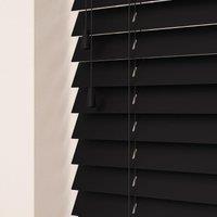 50mm Primary Wood Wooden Venetian Made To Measure Blind Noir