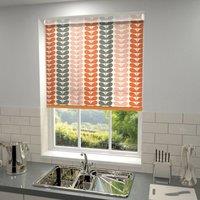 Orla Kiely Trio Stem Made to Measure Roller Blind Persimmon