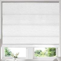 Iowa Silk Essence Made to Measure Roman Blind White