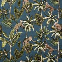 Monkey Fabric Teal