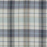 Nevis Check Fabric Seafoam