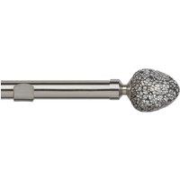 Alexia 28mm Eyelet Curtain Pole Satin Silver