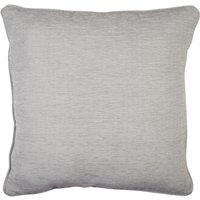 Chenille Plain Filled Cushion 45cm x 45cm Silver