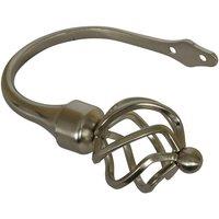 Cage Holdbacks Satin Silver