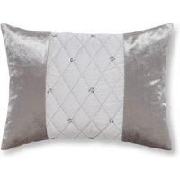 Catherine Lansfield Sequin Cluster Boudoir Filled Cushion 30cm x 40cm Silver