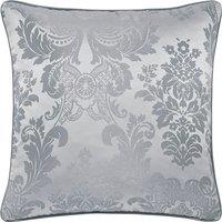 Catherine Lansfield Damask Jacquard Filled Cushion 43cm x 43cm Silver