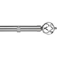 Cage 28mm Eyelet Curtain Pole Chrome