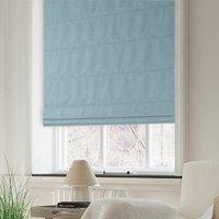 Clarence Velvet Made to Measure Roman Blind Ice