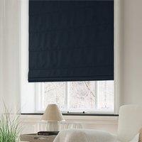 Clarence Velvet Made to Measure Roman Blind Midnight