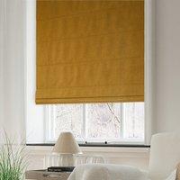Clarence Velvet Made to Measure Roman Blind Gold