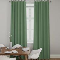 Clarence Velvet Made to Measure Curtain Moss