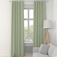 Clarence Velvet Made to Measure Curtain Sage