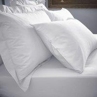 Bianca Cotton 200 Thread Count Deep Bed Linen Fitted Sheet White