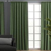 Clarence Velvet Made to Measure Curtain Forest