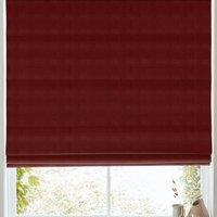 Florence Velvet Made to Measure Roman Blind Crimson