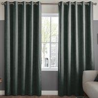 Florence Velvet Made to Measure Curtain Forest