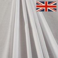 54" Platinum 100% Poly Cotton Sateen Lining White