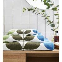 Orla Kiely Trio Stem Towels Riviera