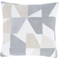 Catherine Lansfield Oslo Geo Filled Cushion 43cm x 43cm Natural