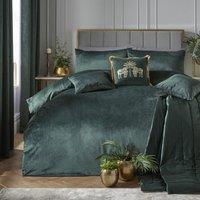 Laurence Llewelyn-Bowen Montrose Duvet Cover Bedding Set Bottle Green