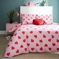 Skinnydip Hearts Bedding Set Pink