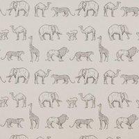iLiv Prairie Animals Fabric Anthracite