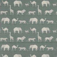 iLiv Prairie Animals Fabric Seagrass