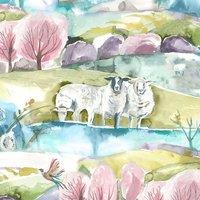 Voyage Buttermere Curtain Fabric Sweetpea
