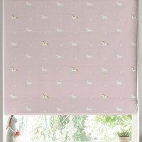 Sophie Allport Unicorn Made to Measure Roman Blind Soft Pink