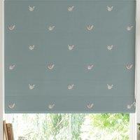 Sophie Allport Chicken Made to Measure Roman Blind Deep Duck Egg