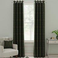 Sophie Allport Foxes Made to Measure Curtain Forest Green
