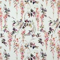 Linda Barker Wisteria Fabric Autumn-Cream