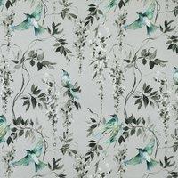 Linda Barker Wisteria Fabric Grey-Black
